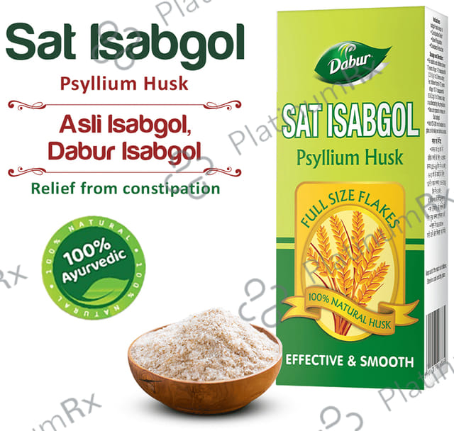 Dabur Sat Isabgol - Eases Constipation Powder 90 gm