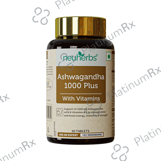 Neuherbs Ashwagandha 1000 Plus Tablet