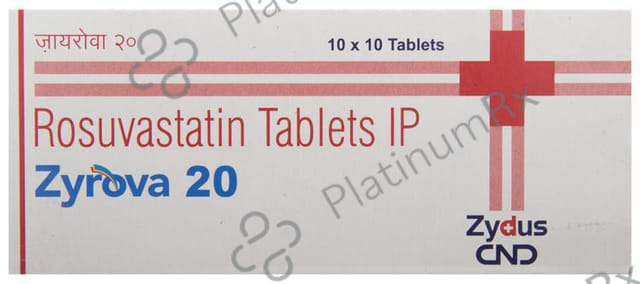 Zyrova 20mg Tablet 10s
