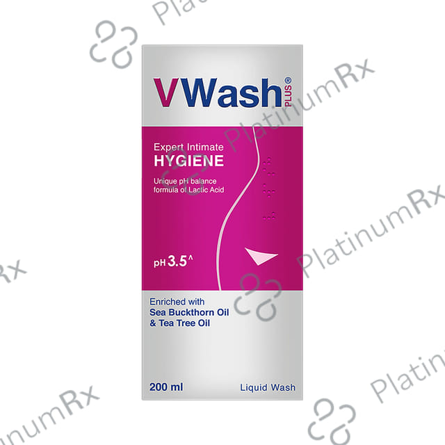 VWash Plus Expert Intimate Hygiene Liquid 200ml