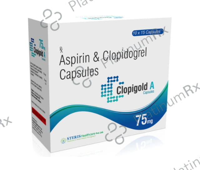 Clopigold A 75/75mg Capsule 15s