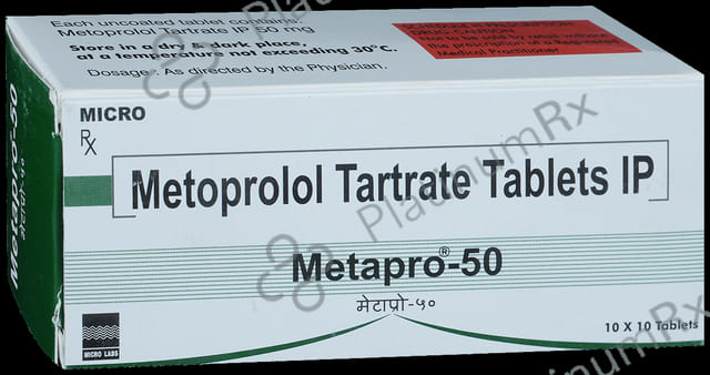 Metapro 50mg Tablet 10s