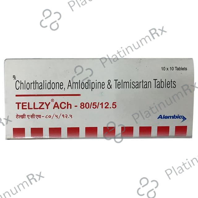 Tellzy Ach 80/5/12.5 Tablet