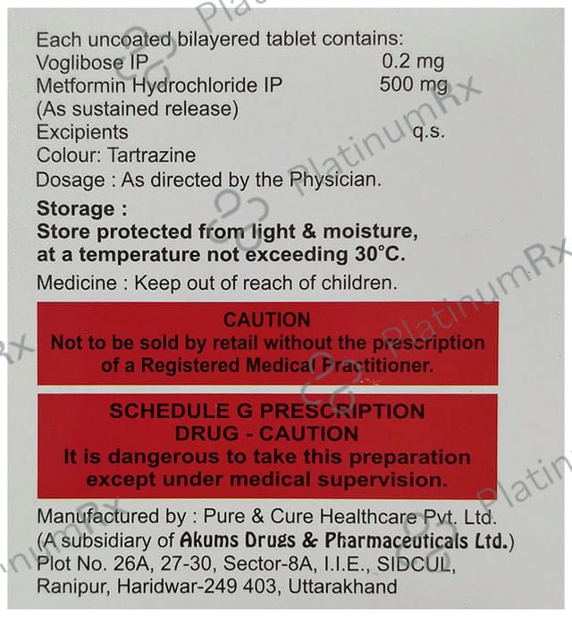 Voglicaid-M 0.2 Tablet SR