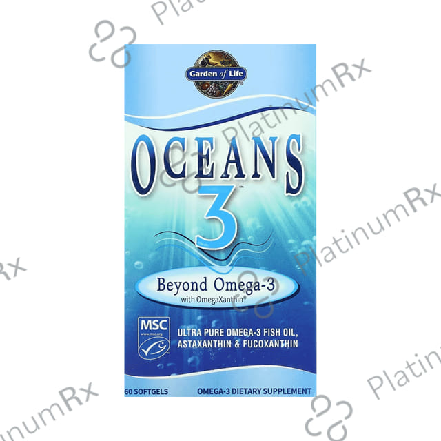 Garden of Life Oceans 3 Beyond Omega 3 Softgel 60s