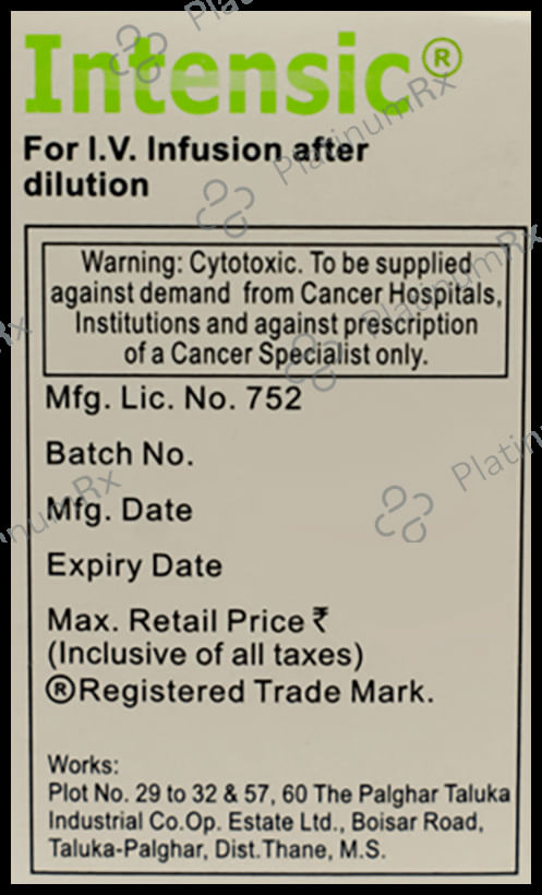 Intensic 100mg Injection