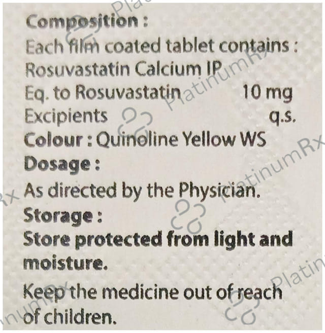 Rosuvotin 10mg Tablet 10s