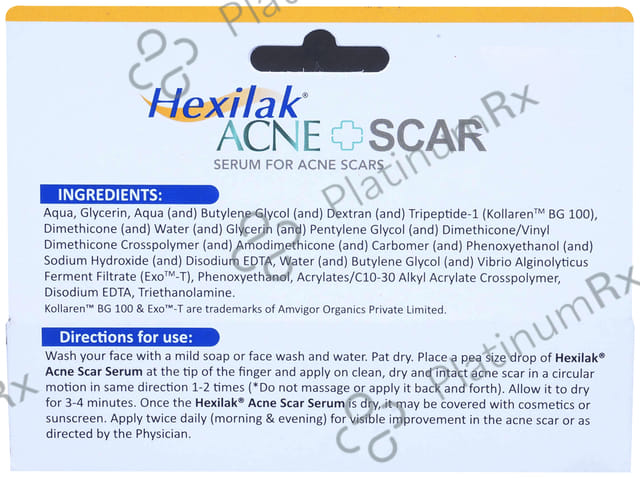 Hexilak Acne Scar Serum 15gm