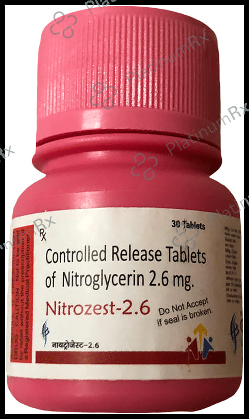 Nitrozest 2.6mg Tablet CR 30s