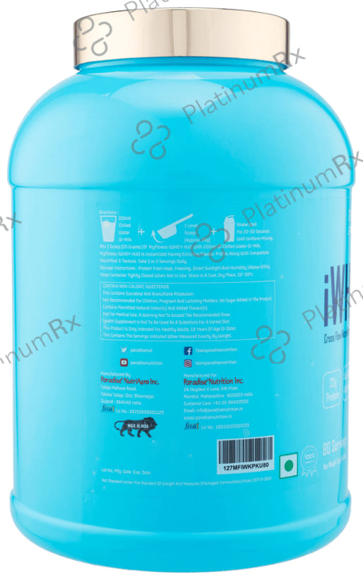 Myfitness iWhey - H2O Powder Kesar Pista Kulfi 2 kg