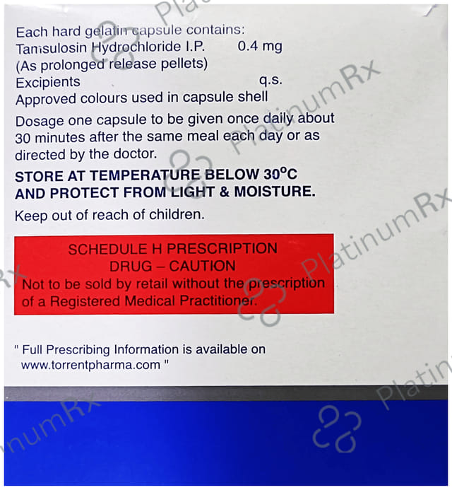 Dynapres 0.4mg Capsule PR 30s