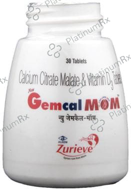 Gemcal Mom 1000mg/1000IU Tablet 30s
