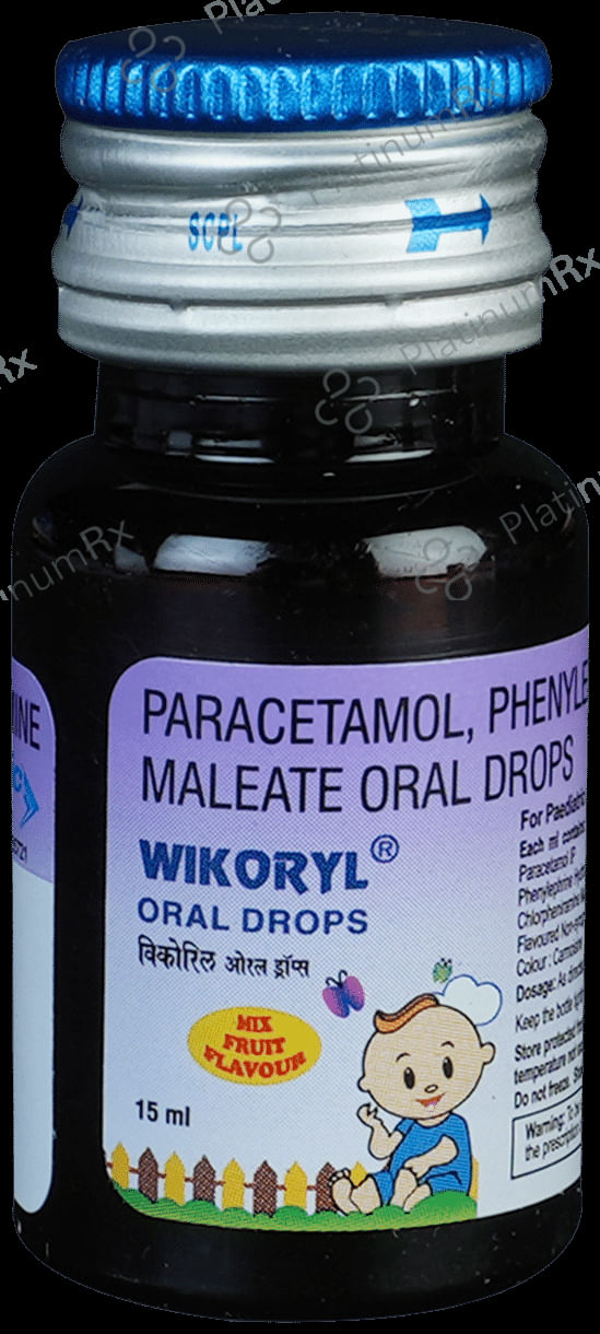Wikoryl Mix Fruit Oral Drops 15ml