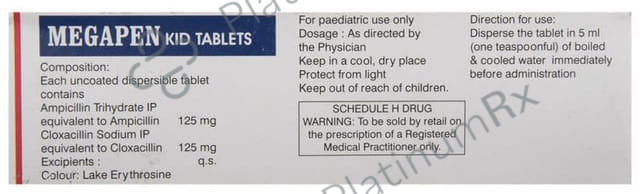 Megapen Kid 125/125mg Tablet 10s