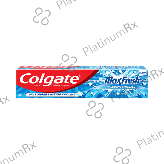 Colgate Maxfresh with Cooling Crystals Anticavity Peppermint Ice Toothpaste 80gm