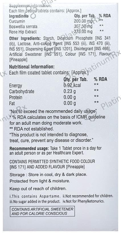 Lubijoint Trio Tablet 20s
