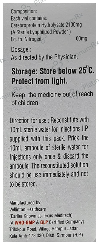 Cerebrolam Injection