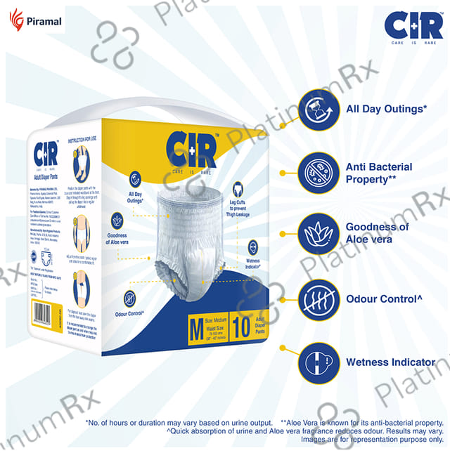 CIR Adult Diaper Pants Medium 10s