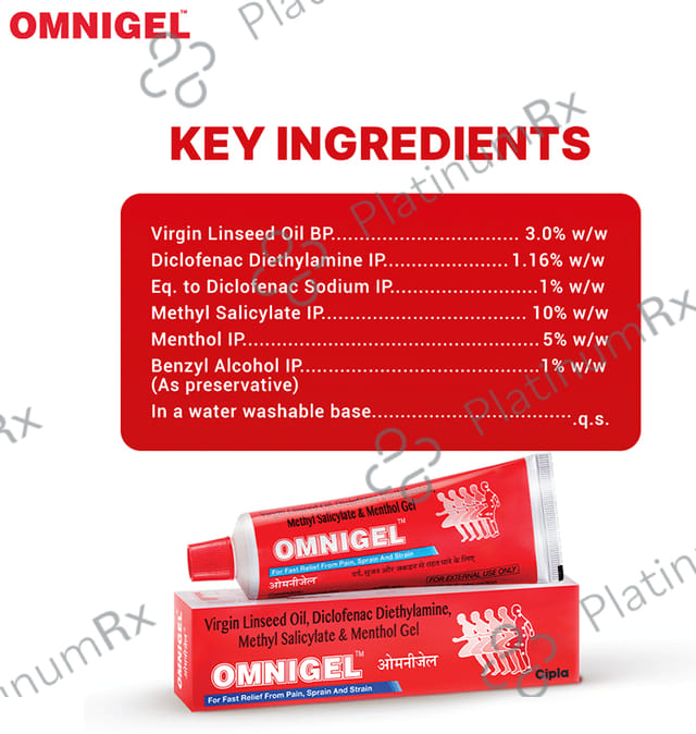 Omnigel for Fast Relief Gel 30gm