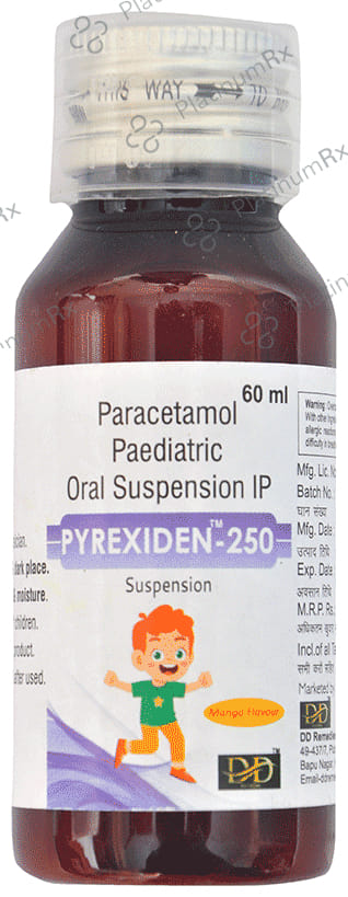 Pyrexiden 250 Oral Suspension Mango