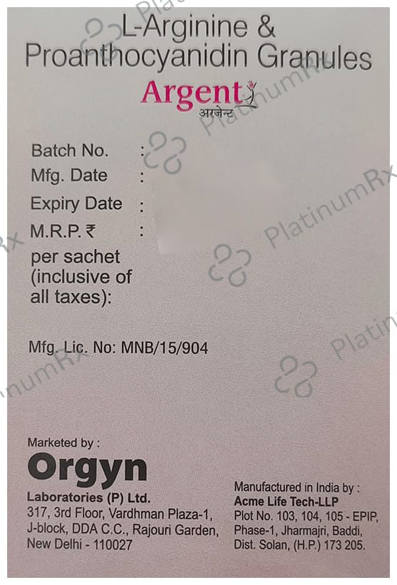 Argent Orange Flavour Sugar Free Granules 5gm