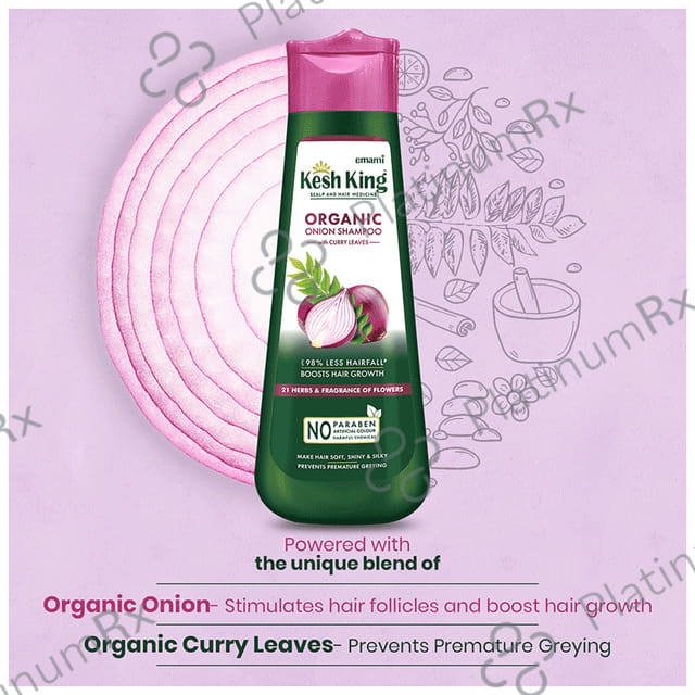 Kesh King Ayurvedic Hairfall Expert Onion Shampoo