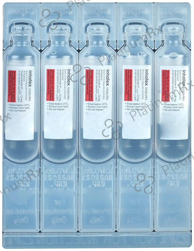 Inhalex 15mg Respules 5X2ml