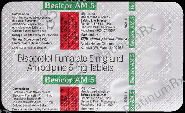 Besicor AM 5mg/5mg Tablet