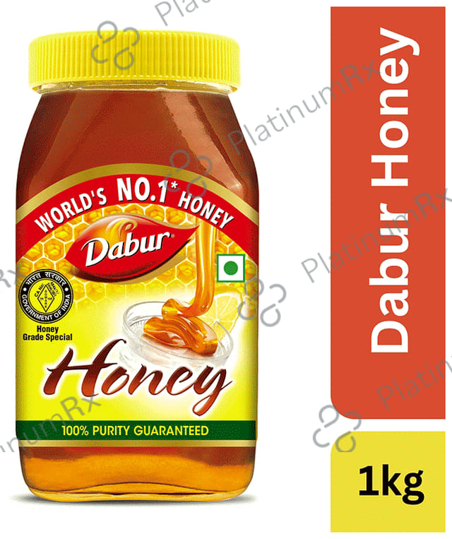 Dabur Honey 100% Pure Honey Brand With No Sugar Adulteration 1kg