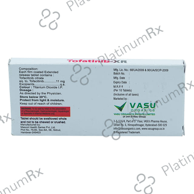 Tofatinib XR 11mg Tablet 10s