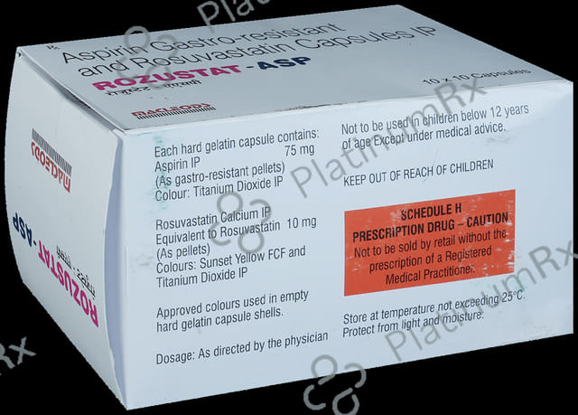 Rozustat ASP 75/10mg Capsule 10s
