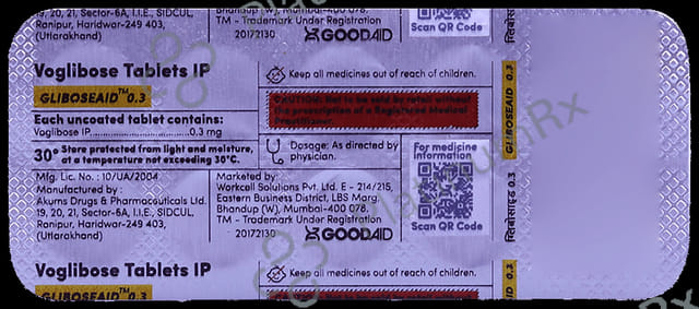 Gliboseaid 0.3mg Tablet 10s