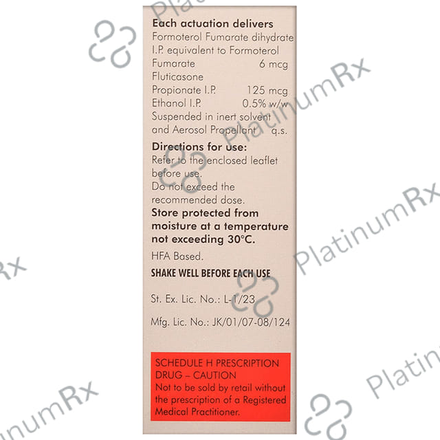 Formoflo 125 Transhaler 120MDI
