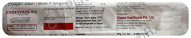 Enoxyprin 60mg Injection 0.6ml