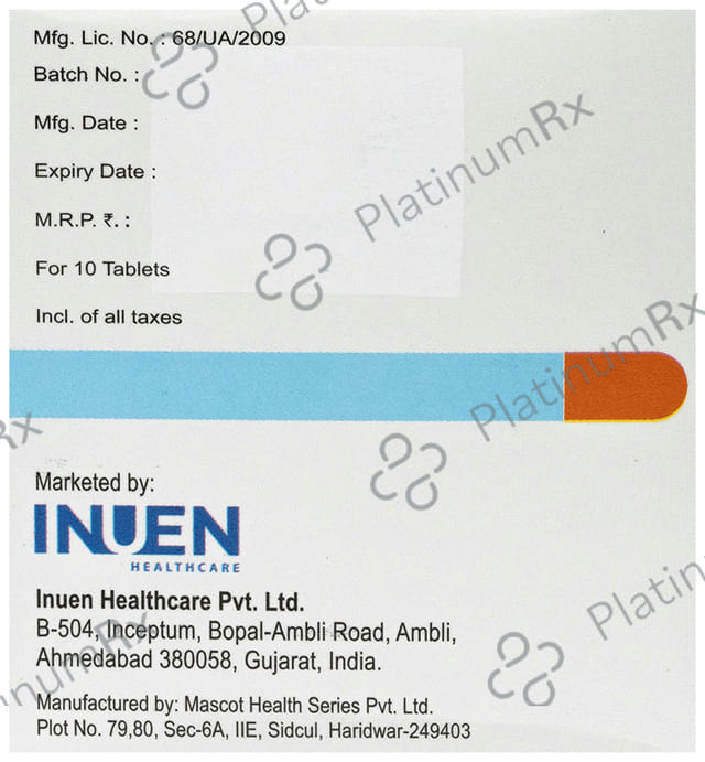 Inudap M 10/500 Tablet ER