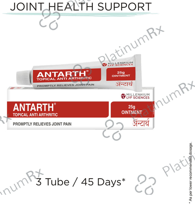 Millennium Herbal Care Antarth Topical Anti Arthritic Ointment (25gm Each)