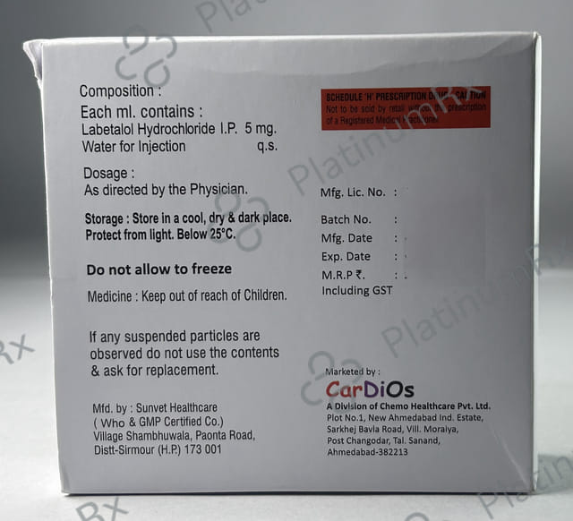 Hybetol 5mg Injection 4ml