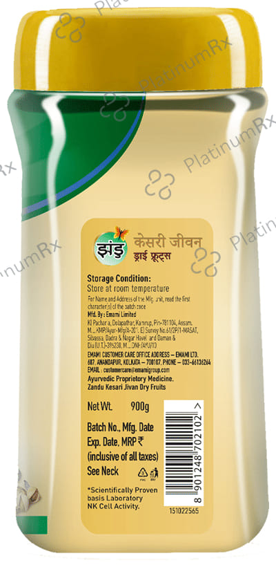 Zandu Kesari Jivan for Strength & Stamina - Dry Fruits 900 gm