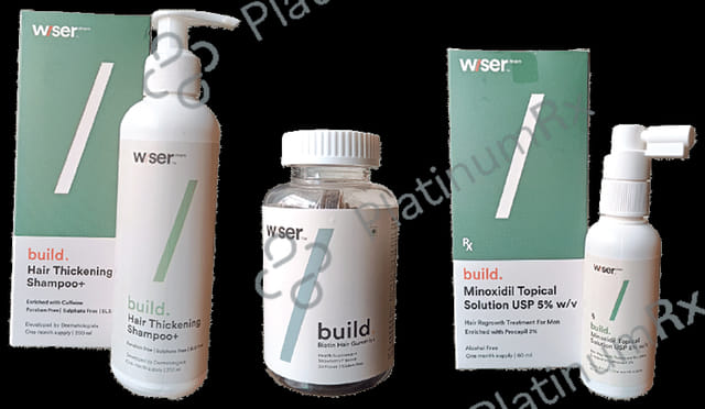 Wiser Build Hair Loss Treatment Kit 1s