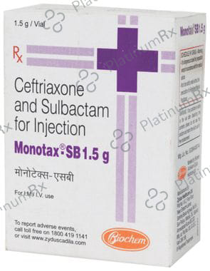 Monotax SB 1000/500mg Injection 1s