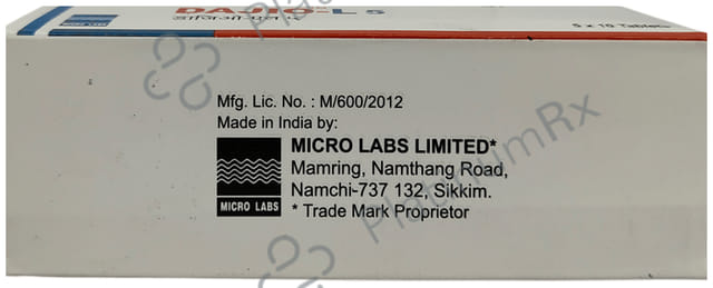 Dajio L 10/5mg Tablet 10s
