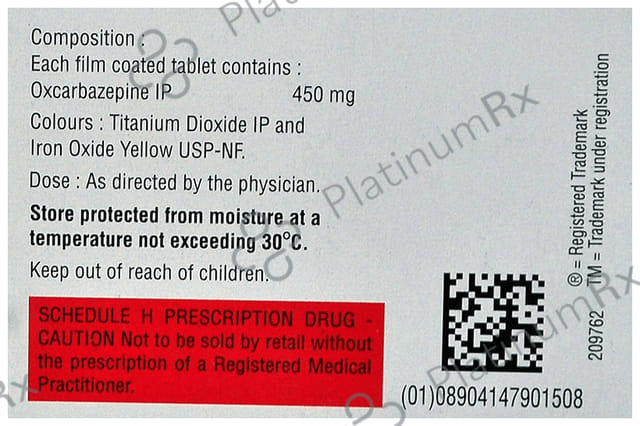 Trioptal 450mg Tablet 10s