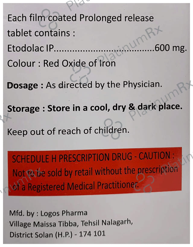 Tracfast 600mg Tablet PR