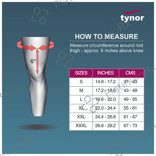 Tynor J 01 Neoprene Hinged Knee Support Large 1s