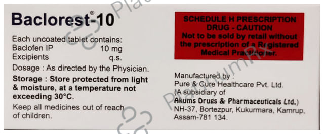 Baclorest 10 Tablet