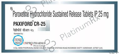 Paxiford CR 25mg Tablet 10s