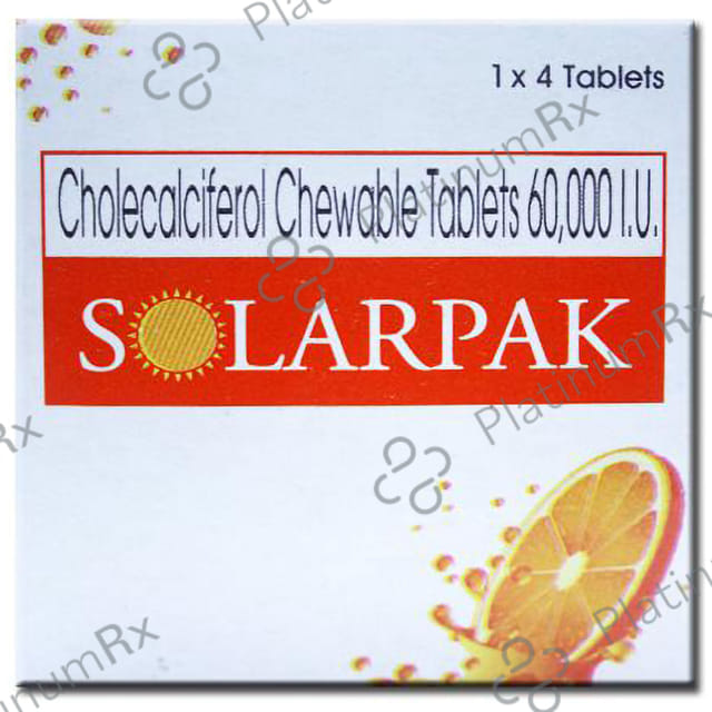 Solarpak 60000IU Tablet 4s