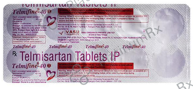 Telmifine 40mg Tablet 10s