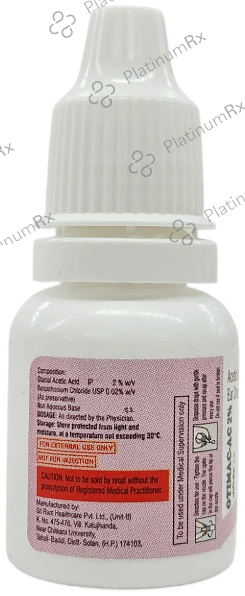 Otimac Ac 2% Ear Drop 10ml
