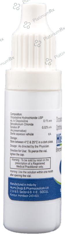 Histafree 0.1% Eye Drop 5ml